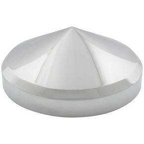GG Grand General 20160 7-1/4 Inches I.D. Chrome Cone Rear Hub Cap