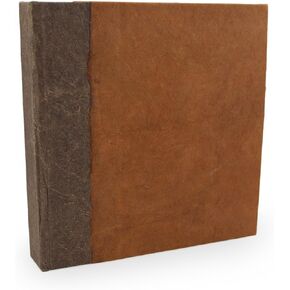 Kathmandu Valley Co. Nepali Namaste Writing & Prayer Journal with Handmade Vintage Lokta Paper & Vegetable-Dyed Hardcover, Made in the Himalayas of Nepal, 6x6 inches, Sage