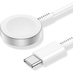 2023 Upgraded Apple Watch Charger Cord for iWatch Series Ultra/8/7/6/SE/SE2/5/4/3/2/1, USB C Magnetic Fast iWatch Charging Cable 3FT [Portable] - White05 in Kuwait