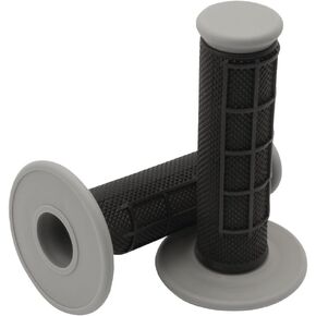Tusk Dual Compound MX Grips Black/Grey