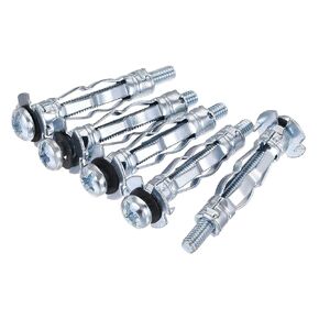 uxcell M4x38mm Hollow Drive Wall Bolt Screws Zinc Plated Steel for Drywall, Plaster and Tile 10pcs