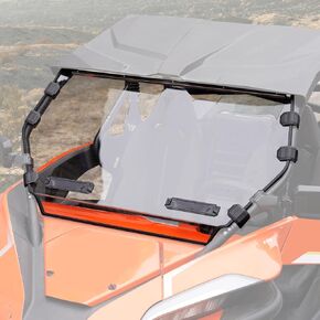 A & UTV PRO Front Windshield for 2022-2024 CFMOTO ZForce 950 H.O /950 H.O.E.X. /2020-2022 ZForce 950 Sport, Hard Coated Clear Tough Vented Polycarbonate Full Window Windscreen Accessories,1PC