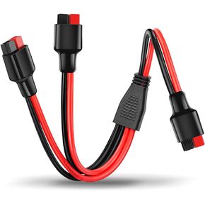 Anderson to DC 8mm Female Adapter Cable 1 to 2 High Power Port to 8mm Splitter Solar Connector 8mm Adapter to Anderson Y Parallel Cable Compatible with Goal Zero Jackery Anderson Powerpole