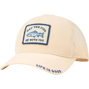 Life is Good Men's Cap - Snap Back Trucker Hat