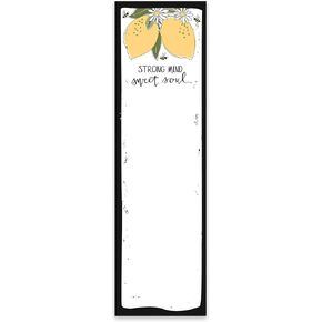 Primitives By Kathy 112552 Strong Mind Sweet Soul List Pad, 9.50-inch Height
