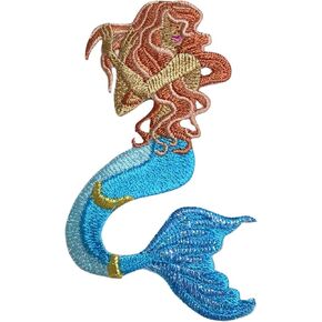 Mermaid - Mythical/Fantasy - Embroidered Iron on Patch