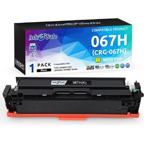 INK E-SALE 067h 067 Compatible Toner Cartridge Replacement for Canon 067H CRG-067H 067 High-Yield Toner Cartridge for Canon ImageClass MF656Cdw MF650C LBP632Cdw LBP630C Printers 1-Pack Black with Chip