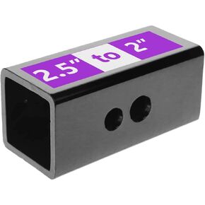 LFPartS 2.5" to 2" Metal Trailer Receiver Hitch Adapter Sleeve