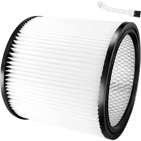 Replacement Cartridge Filter for Shop Vac 90304, 90350,90585, Compatible with Wet/Dry Vacuum Cleaner Shop Vac Filters 5 Gallon and above, 2 Pack LUXRILIX