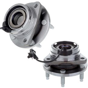 SCITOO Wheel Hub Bearing for Chevrolet Malibu 04-12, for Pontiac G6 05-10, for Saturn Aura 2004-2012, 513214 Front 5 Bolts W/ABS