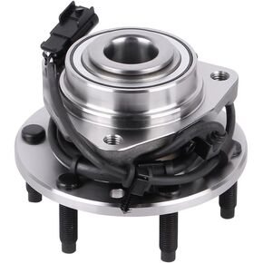 Front Wheel Hub and Bearing Assembly 6 Lug w/ABS 513188 fit for 02-09 Chevy Trailblazer, 03-06 Chevy SSR, 02-09 GMC Envoy, 03-08 Isuzu Ascender, 04-07 for Buick Rainier, 05-09 SAAB 9-7X