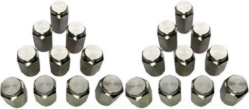 Ten (10) Pack Solid 304 Stainless Steel 1/2-20 Lug Nuts for Trailer Wheel Rim in Saudi Arabia