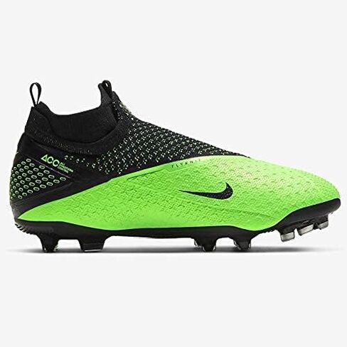 Nike JR Phantom Vision 2 Elite DF FG - Green-Black 6 in Saudi Arabia