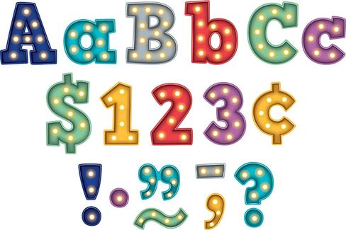 Teacher Created Resources Marquee Bold Block 3" Letters (TCR3882) in Saudi Arabia