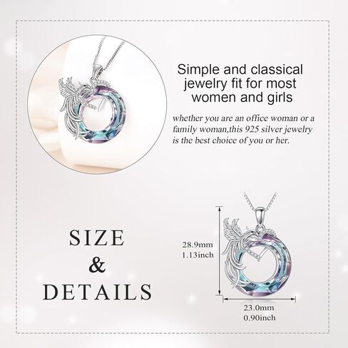 LUHE Highland Cow Necklace Sterling Silver Crystal Cow Pendant Necklace Gifts Jewelry for Women Teen Girls in Kuwait