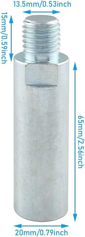 80mm Angle Grinder Extension Shaft for Polisher and Angle Grinder Thread Angle Grinder Extension Connecting Rod (M14,80mm) in Saudi Arabia