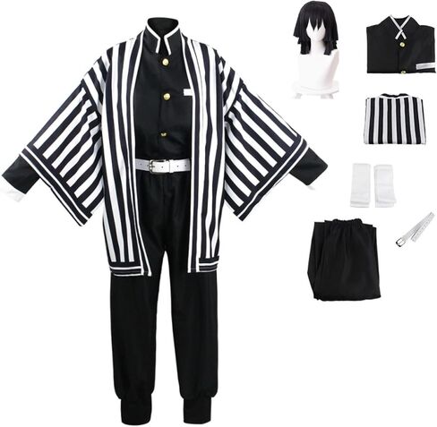 Iguro Cosplay Costume Iguro Outfit Cosplay Kimono Outfit Uniform Costume Full Set with in Saudi Arabia