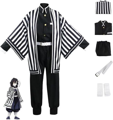 Iguro Cosplay Costume Iguro Outfit Cosplay Kimono Outfit Uniform Costume Full Set with in Saudi Arabia
