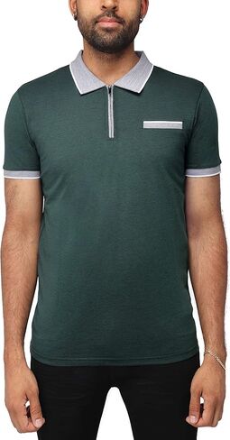 قمصان بولو للرجال من X RAY بأكمام قصيرة، قمصان بولو جولف قطنية مطاطية ذات أداء نحيف للرجال in Kuwait