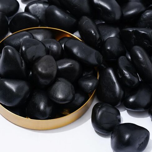 5lb Natural Polished Decorative Pebbles-Small Stones 3/10"-1/2"Gravel Size,River Rocks Pebbles for Plants, Home DIY Decor,Aquarium Gravel,Vase Fillers,Fairy Garden,Landscaping Stones. in Saudi Arabia