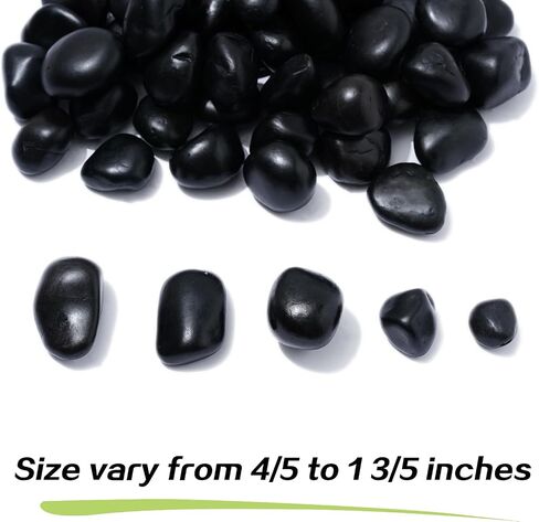 5lb Natural Polished Decorative Pebbles-Small Stones 3/10"-1/2"Gravel Size,River Rocks Pebbles for Plants, Home DIY Decor,Aquarium Gravel,Vase Fillers,Fairy Garden,Landscaping Stones. in Saudi Arabia
