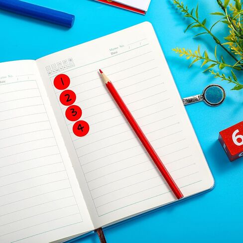 2800 قطعة من الملصقات المنقطة الملونة 3/4، 1 بوصة ملصقات ترميز الألوان الدائرية، ملصقات منقطة، ملصقات أسعار المرآب لأوراق الفصل الدراسي لطلاب المكاتب وما إلى ذلك، 40 ورقة (معكرون) in Saudi Arabia