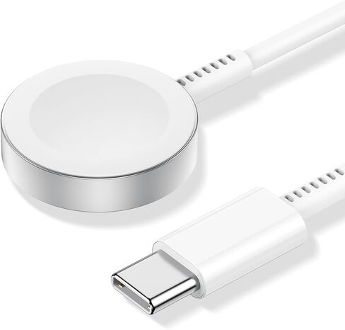 2023 Upgraded Apple Watch Charger Cord for iWatch Series Ultra/8/7/6/SE/SE2/5/4/3/2/1, USB C Magnetic Fast iWatch Charging Cable 3FT [Portable] - White05 in Kuwait