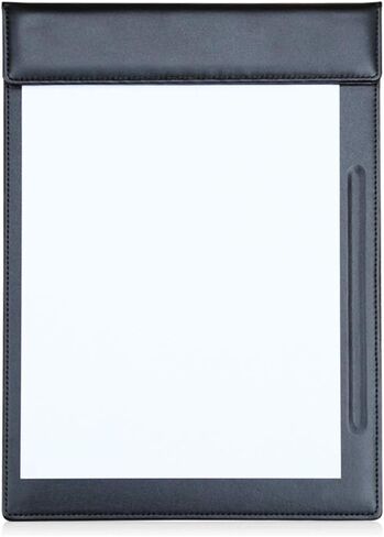 KINGFOM Pu Leather Clipboard A6 حجم الكتابة مشبك اللوحة القائمة مجلد ضيف الشيكات حامل الكتاب مع مشبك القلم التخزين المغناطيسي (8.5 بوصة × 4 بوصة) in Kuwait