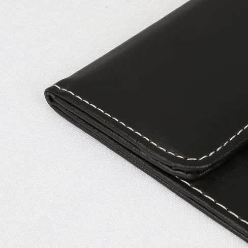 KINGFOM Pu Leather Clipboard A6 حجم الكتابة مشبك اللوحة القائمة مجلد ضيف الشيكات حامل الكتاب مع مشبك القلم التخزين المغناطيسي (8.5 بوصة × 4 بوصة) in Kuwait