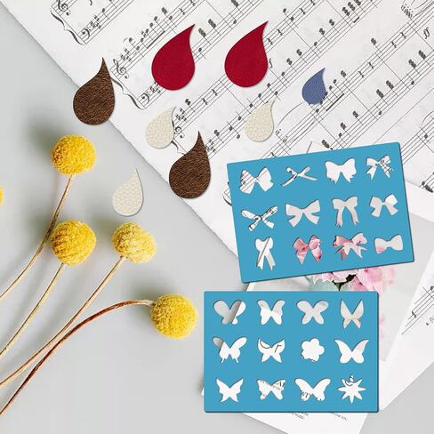 GORGECRAFT 2 Styles Teardrop Earrings Making Template Geometry Stencil Reusable Rectangle Triangle Cutouts Cutting Stencils Lapidary Templates for Cabochons Bracelets Earrings Making Jewelry Diy Craft in Saudi Arabia