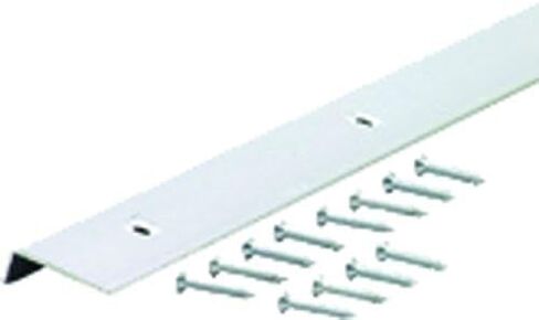 M-D Building Products 67371 Edging A811 96-Inch Aluminum Moulding, Polished in Saudi Arabia
