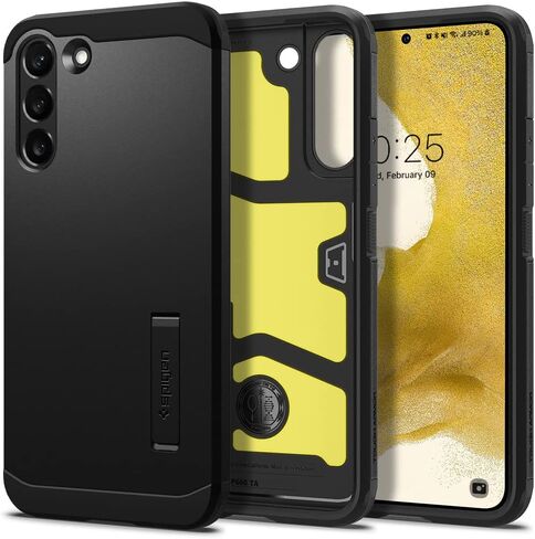 حافظة Spigen Tough Armor مصممة لهاتف Galaxy S22 Plus (2022) - أسود in Kuwait
