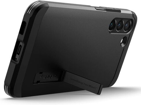 حافظة Spigen Tough Armor مصممة لهاتف Galaxy S22 Plus (2022) - أسود in Kuwait