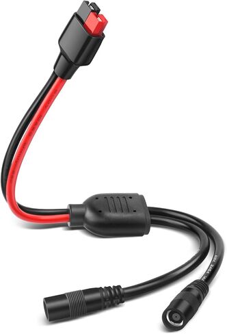 كابل محول أنثى من أندرسون إلى تيار مستمر 8 مم من 1 إلى 2 منفذ طاقة عالي إلى موصل شمسي مقسم 8 مم محول 8 مم إلى كابل أندرسون Y المتوازي متوافق مع Goal Zero Jackery Anderson Powerpole in Kuwait