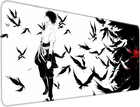Anime Mousepad XL Gaming Mousepad Rubber Japanese Large MousePads Waterproof Smooth 31.5 x 11.8 in Smooth Washable in Saudi Arabia