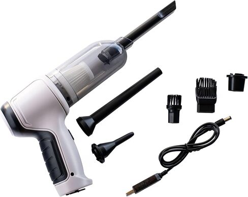 GajetNest Handheld Portable Vacuum Cleaner with Blower for Cars 15000PA Suction Powered by Brushless Motor with Washable HEPA Filter Fast Charging Longer Running Time, Model 1001 in Saudi Arabia