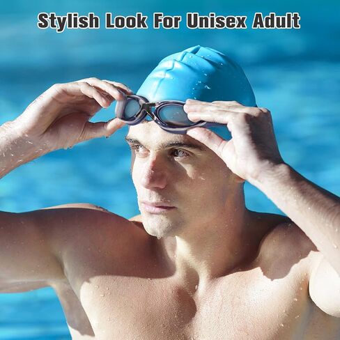 Freela Adult Swim Goggles, 2 Pack Swimming Goggles for Adult Men Women Youth, Anti Fog Anti UV for Open Water Pool Beach in Saudi Arabia