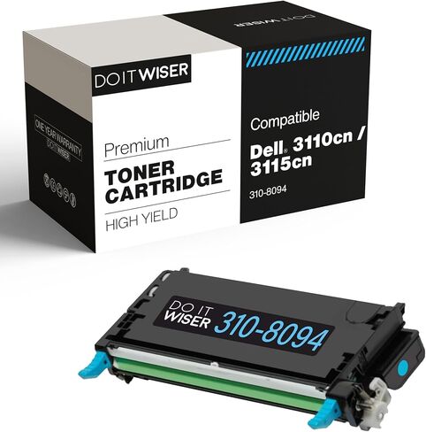 Do it Wiser Remanufactured Toner Cartridge Replacement for Dell 3110cn 3115cn 3110 3115 | 310-8092 - High Yield 8,000 Pages (Black) in Saudi Arabia
