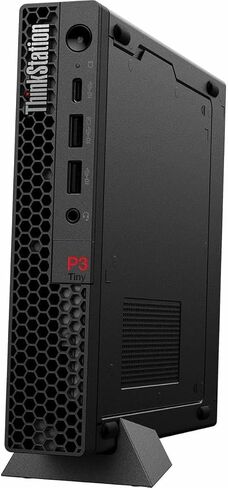 Lenovo ThinkStation P3 Tiny Workstation, Intel Core i9-13900 2.0GHz, 64GB RAM, 2TB SSD, NVIDIA T400 4GB, Windows 11 Pro, Black in Saudi Arabia