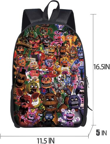 Unisex Anime Game Backpack 3d Printing Cartoon Backpacks Travel Daypacks Casual Double Shoulder Bag 3-One Size in Saudi Arabia
