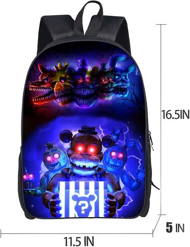 Unisex Anime Game Backpack 3d Printing Cartoon Backpacks Travel Daypacks Casual Double Shoulder Bag 3-One Size in Saudi Arabia