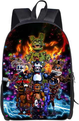 Unisex Anime Game Backpack 3d Printing Cartoon Backpacks Travel Daypacks Casual Double Shoulder Bag 3-One Size in Saudi Arabia
