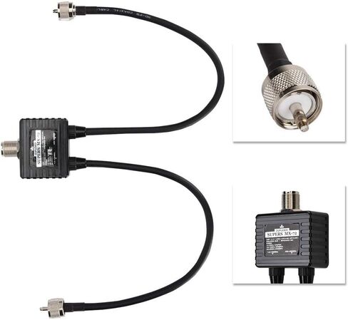 MX72 Duplexer 1.6-30MHz / 140-150MHz / 400-460MHz HPF HAM Antenna Combiner VHF UHF Transit Station in Saudi Arabia