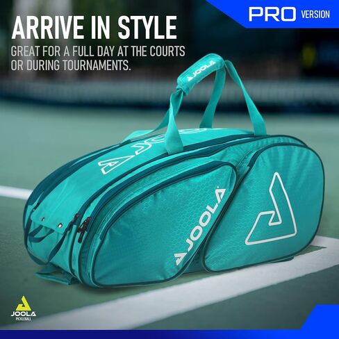 JOOLA Tour Elite Pro Pickleball Bag – Backpack & Duffle Bag for Paddles & Pickleball Accessories – Thermal Insulated Pockets Hold 4+ Paddles - Includes Fence Hook in Saudi Arabia
