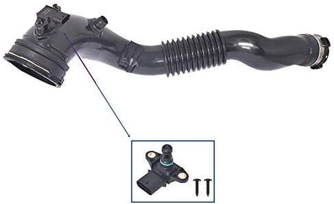 المبرد مدخل هواء مجاري الهواء خرطوم أنبوب اليسار لاستبدال BMW 11-16 X3 3.0L-L6 13717604033 in Kuwait