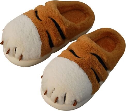 Women slippers Pig slippers Cow slippers Animal Slippers Soft Plush Winter Warm House Shoes cotton slippers in Saudi Arabia