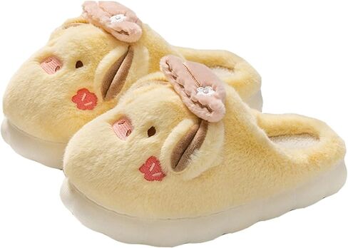 Women slippers Pig slippers Cow slippers Animal Slippers Soft Plush Winter Warm House Shoes cotton slippers in Saudi Arabia