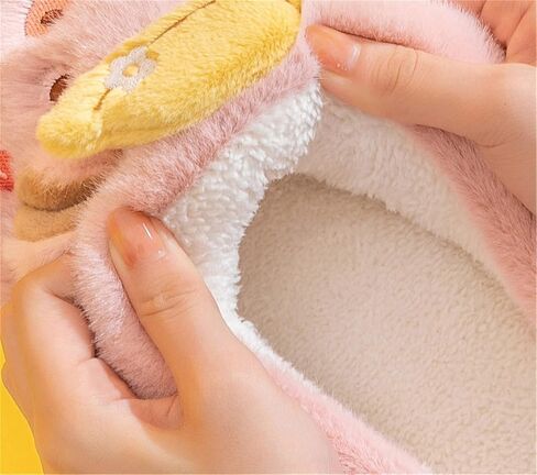Women slippers Pig slippers Cow slippers Animal Slippers Soft Plush Winter Warm House Shoes cotton slippers in Saudi Arabia