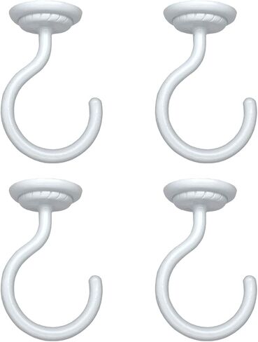 Ceiling Hook Large Swag Heavy Duty Hook with Hardware for Hanging Plants Ceiling Easy Installation Cavity Wall Dry Wall Indoor & Outdoor (2 Sets Antique Brass) in Saudi Arabia