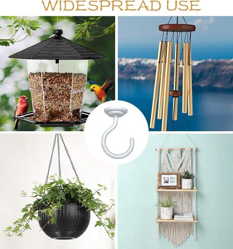 Ceiling Hook Large Swag Heavy Duty Hook with Hardware for Hanging Plants Ceiling Easy Installation Cavity Wall Dry Wall Indoor & Outdoor (2 Sets Antique Brass) in Saudi Arabia